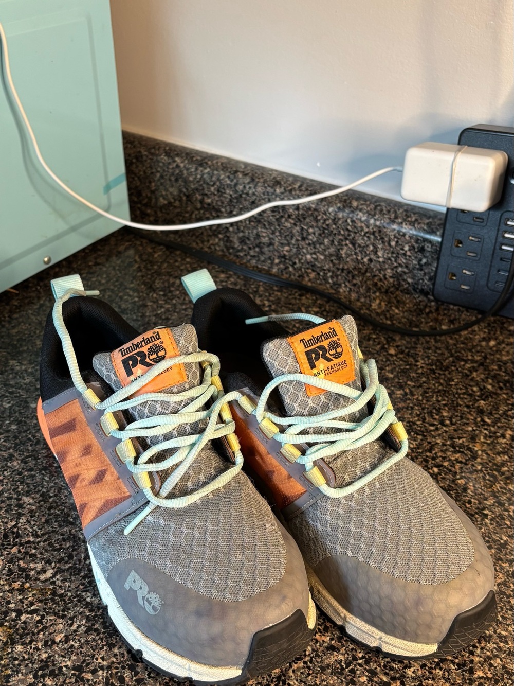 Women’s Timberland Pro Composite Toe Work Shoes.